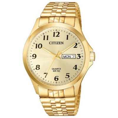 Citizen® Men's Quartz Expansion Band Stainless Steel Gold-Tone Watch