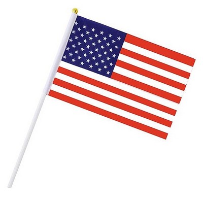 USA Hand Wave Stick Flag (6" x 4")