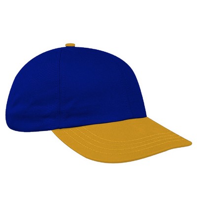 Solid Eyelets Brushed Snapback Dad Cap