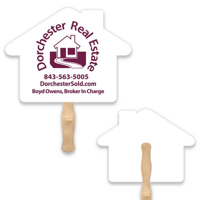 Lightweight House Shape Hand Fan