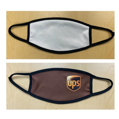 Dye Sublimation Face Mask with PMS Color Match