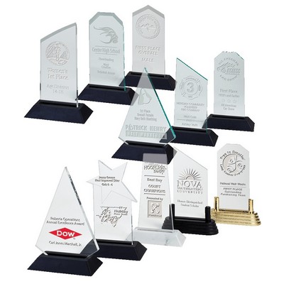 Star Pop In Acrylic Award (3" x 7")