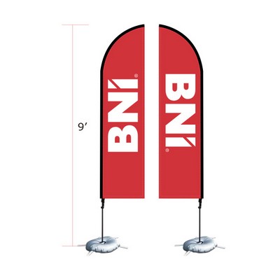 9' Premium Double-Sided Custom Sail Flags Kit