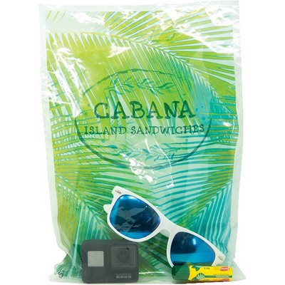 Digital Full Color 1-Sided Clear Plastic Bag (9"x 13")