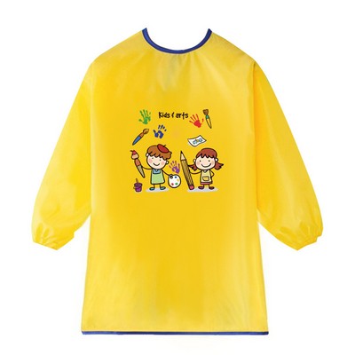 Waterproof Artist Painting Aprons Long Sleeve for kids