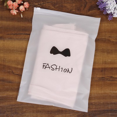 7.9 x 11.9" Matte Frosted Storage Bag Waterproof Zip-Lock Seal Storage Bag Makeup Packing Pouch