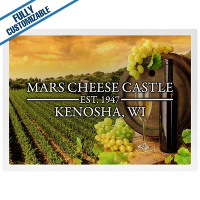 Rectangle Full Color Glass Cutting Board (11.25" x 15.25")