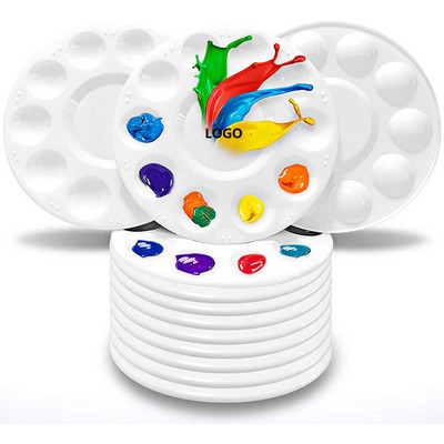 Plastic Paint Pallets for Kids or Students to Paints on School Project or Art Class