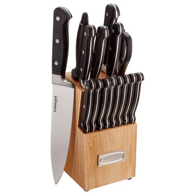 Cuisinart® Triple Rivet Collection 16-Piece Cutlery Block Set, Stainless Steel
