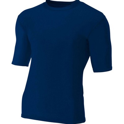 A4 Inc 1/2 Sleeve Compression Crew