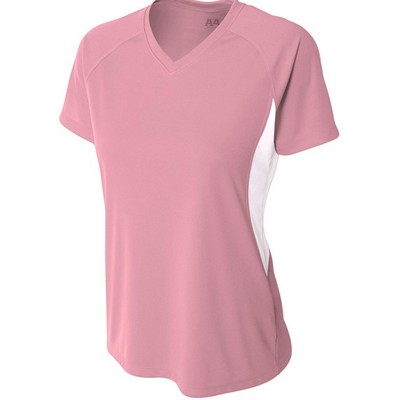 A4 Inc Color Block V-Neck