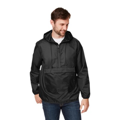 Team 365 Unisex Zone Protect Packable Anorak Jacket