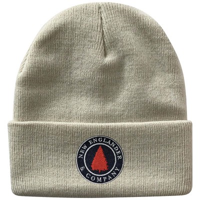 Classic Cuffed Beanie with Embroidered Patch
