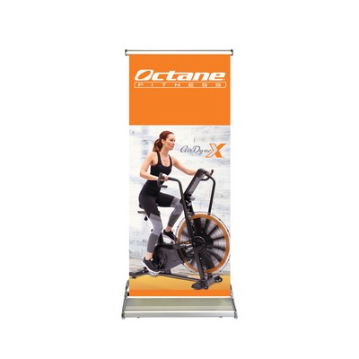 Small Superior Retractable Banner - 24" Poly Film, Full Color