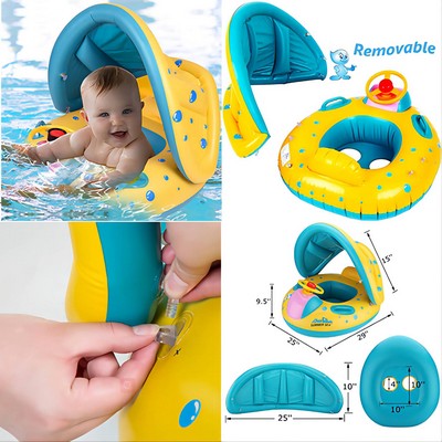 Baby Pool Float with Canopy