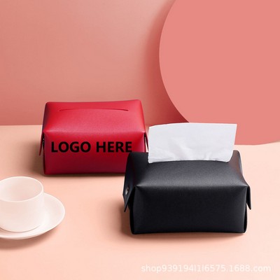 Leather Tissue Dispenser Bag