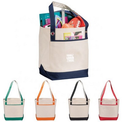 12 OZ Polyester Boat Bag With Open Main Compartment