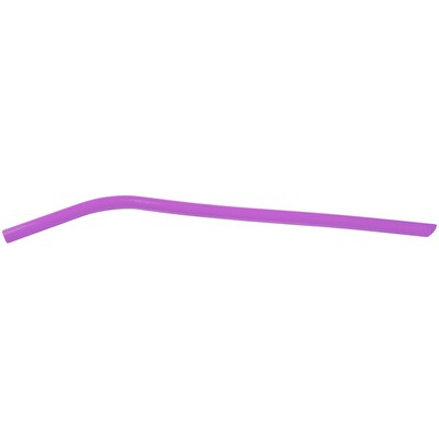 10" Purple Silicone Straw