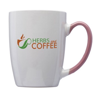 12 oz. Two Tone Ceramic Mug (2 Color Imprint)