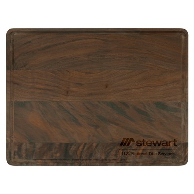 11½" x 8¾" Walnut Cutting Board with Juice Groove