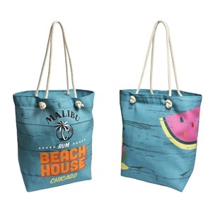 Rope Handled Sublimated Beach Tote