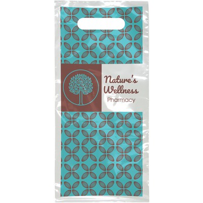 Digital Full Color 1-Sided Clear Plastic Bag (6" x 13")