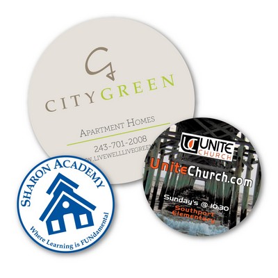 Indoor/Outdoor Circle Decal - 5" dia.