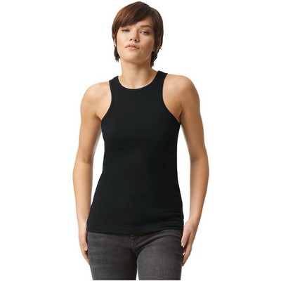 American Apparel® Ladies' CVC Racerneck Tank Tops