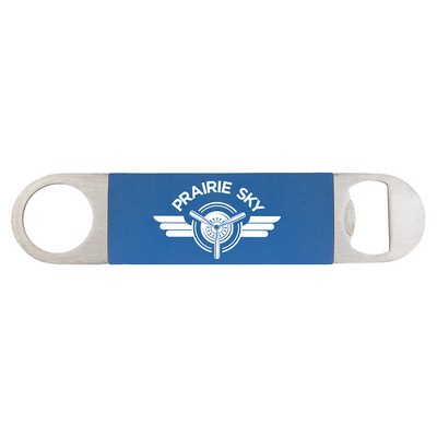 Blue Silicone & Stainless Steel Bottle Openers