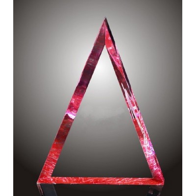Beveled Triangle Acrylic Award, 10" H