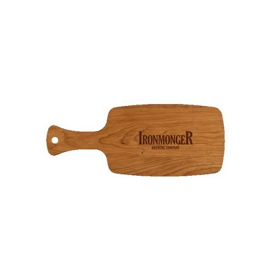 Small Cherry Service Board with Handle 14-1/2"x6"x3/4"