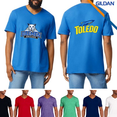 Gildan® 100% Preshrunk Cotton Adult Softstyle V-Neck T-shirts