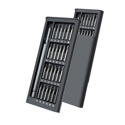 Plastic case 24" 1 Precision Magnetic Screwdriver Bit Set