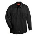 Dickie's® Men's Industrial Long Sleeve Work Shirt - Black