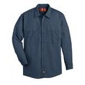 Dickie's® Men's Industrial Long Sleeve Work Shirt - Dark Navy Blue