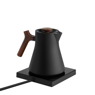 Matte Black/Walnut Corvo EKG Pro™ Studio Electric Kettle