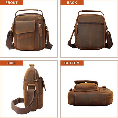 Genuine Leather Messenger Bag