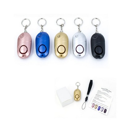 Personal Safety Alarm w/LED Light