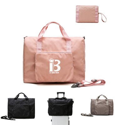 Foldable Crossbody Travel Bag w/ Luggage Sleeve