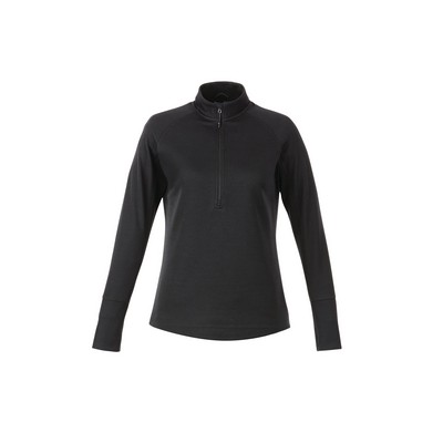 Women's CRANE Performance Knit Half Zip with Thumb Holes
