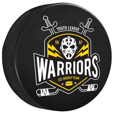 Canadian-Made Hockey Pucks - 4 Color Process