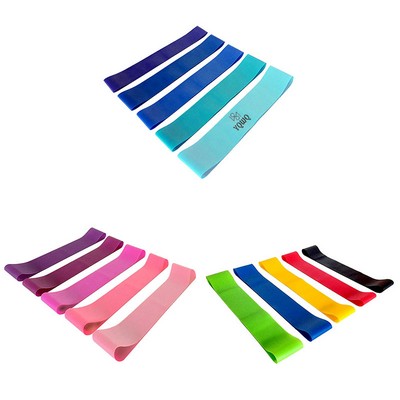 5" 1 Exercise Loop Latex Elastic Resistance Band Set