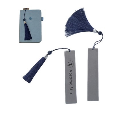 Stainless Steel Bookmark with Tassel