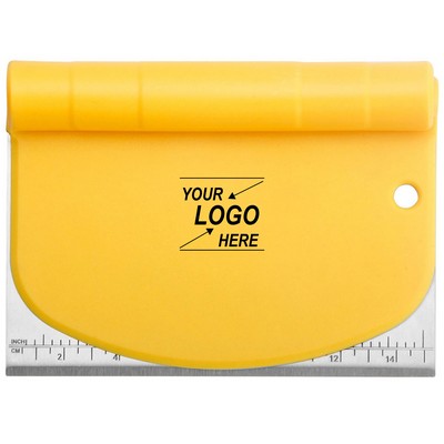 Multi-purpose Stainless Steel Dough Scraper