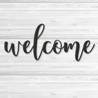 Laser Cut Wood Cutout Signs