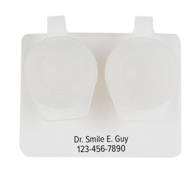 Clear Smooth Well Contact Lens Cases