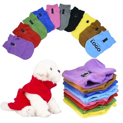 Pet Winter Vest Polar Fleece Dog Sweater