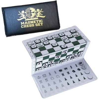 Mini Magnetic Pocket Chess Set - Travel Trifold, 6"