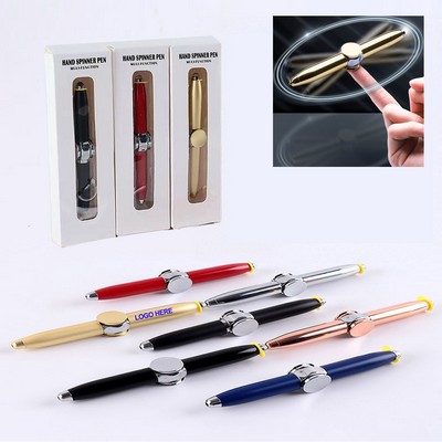 Fidget Spinner Led Metal Ballpoint Pen