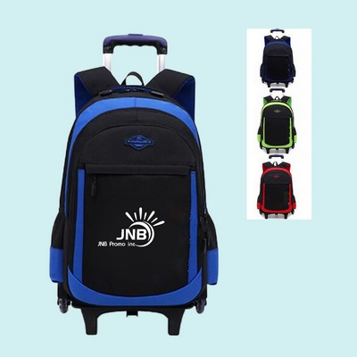 Rolling Backpack with Pull-Rod